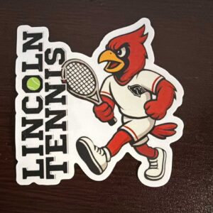 Cardinal Tennis Sticker